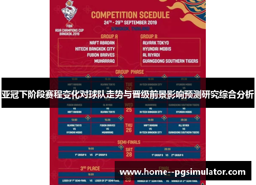 亚冠下阶段赛程变化对球队走势与晋级前景影响预测研究综合分析 亚冠下阶段赛程变化对球队走势与晋级前景影响预测研究综合分析